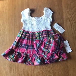 Ralph Lauren Plaid Dress with bloomers NWT